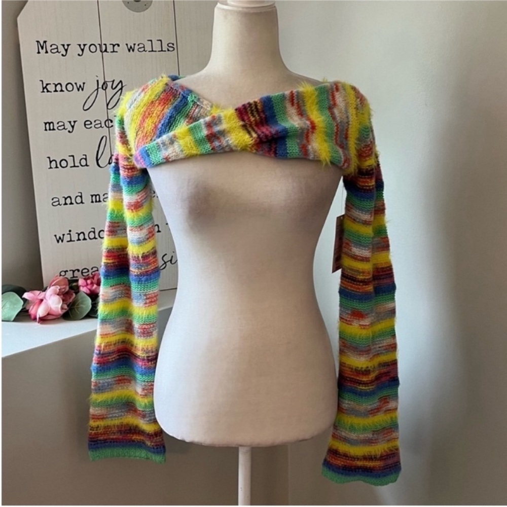 Colorful shrug
